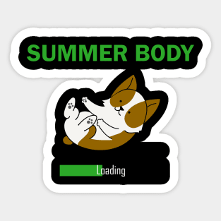 Summer Body Loading Sticker